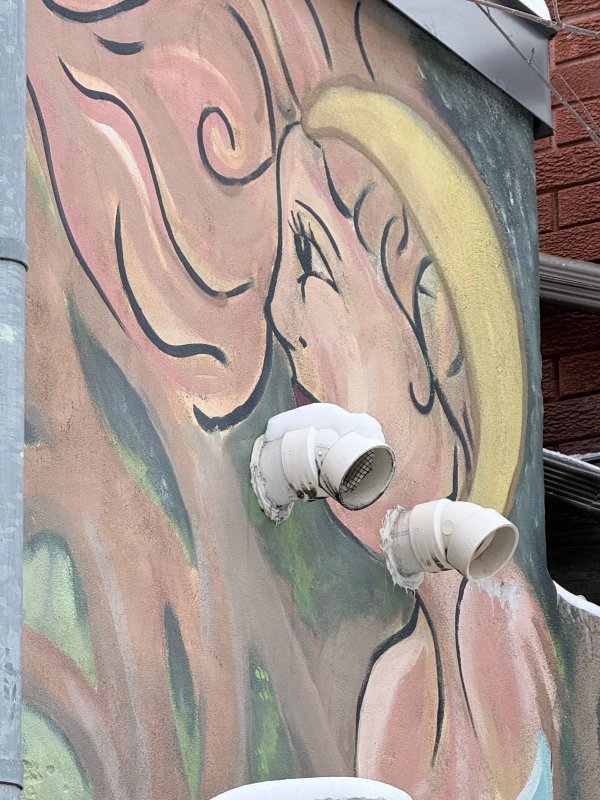 Public mural artwork in Rideau Gardens, Ottawa - Street art scene