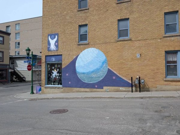 Public mural artwork in Hull, Ottawa - Street art scene