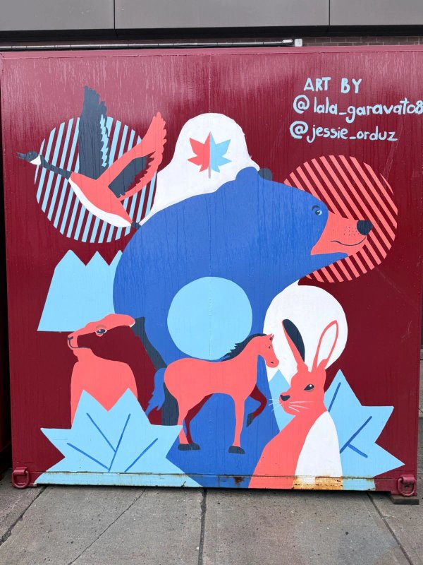 Urban street art in Byward Market, Ottawa - Mural photography by lala_garavato8