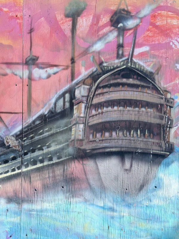 Urban street art in Byward Market, Ottawa - Mural photography