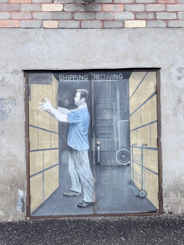 Mural artwork by Shaun McInnis - Street art in Westboro Beach, Ottawa, Ontario