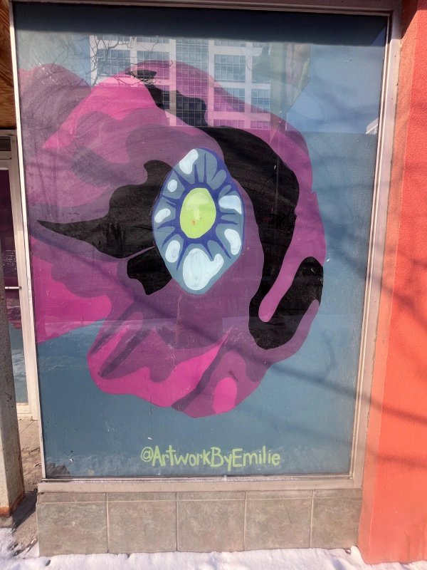 Untitled by Emilie Darlington - Mural in Centretown, Ontario