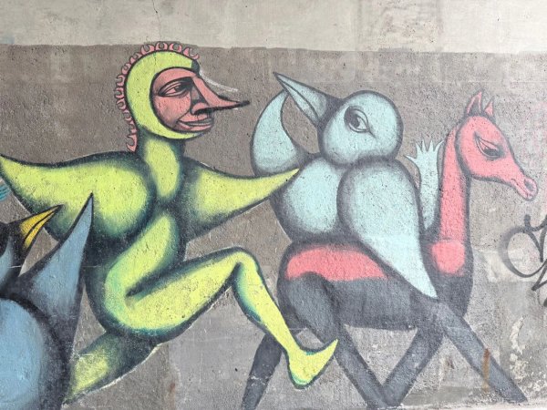 Street art mural in Centretown, Ottawa - Urban art photography