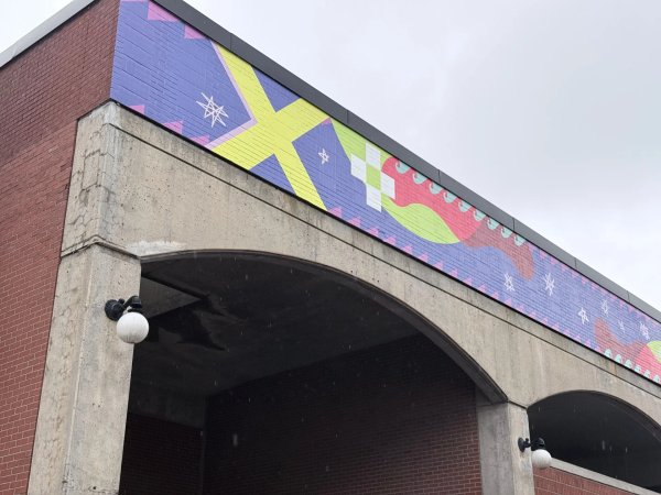 Urban street art in Byward Market, Ottawa - Mural photography