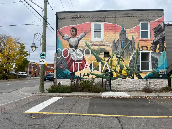 The Corso Italia Community Mural by Ryan Smeeton