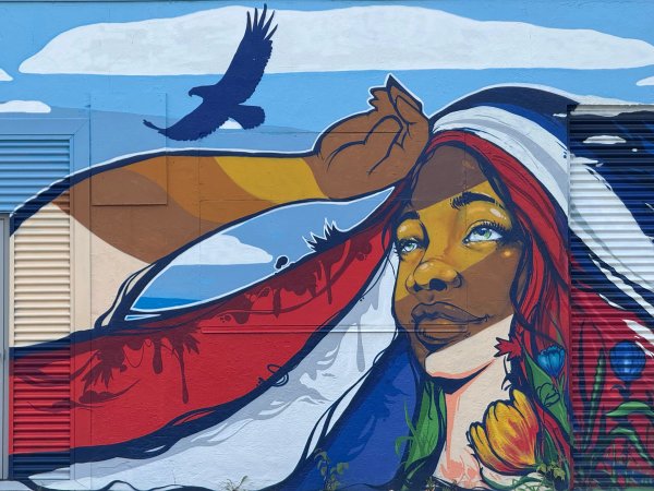 Inconnu street art mural photo 1