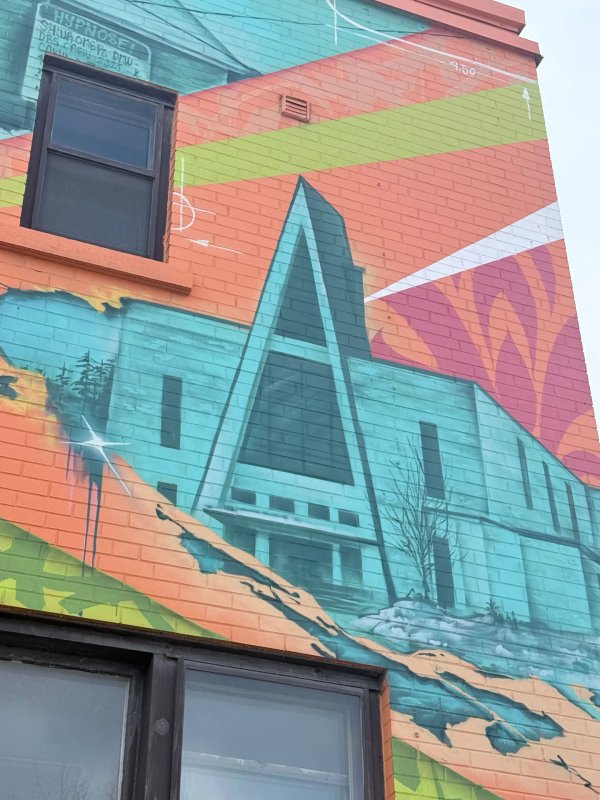 HYPNOSE - Street art mural in Hull, Ottawa, Ontario