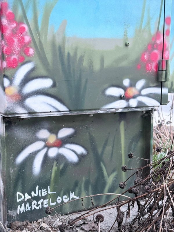 Mural artwork by Daniel Martelock - Street art in Hintonburg, Ottawa, Ontario