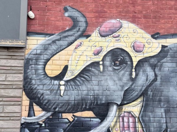 Phuket Royale Mural of Elephant in Chinatown, Ottawa