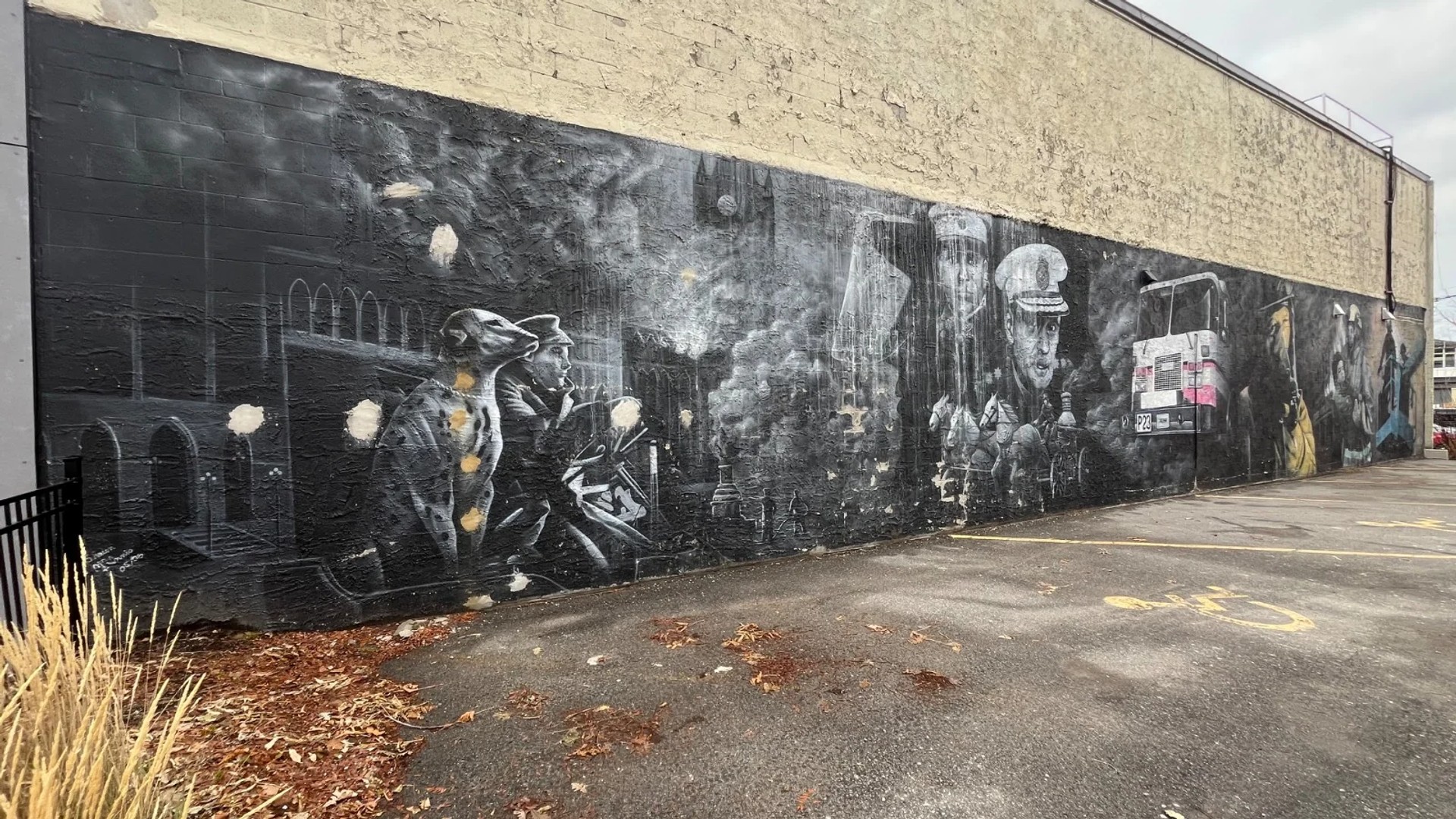 Firefighters Memorial Mural by Shaun McInnis - Mural in Westboro Beach, Ontario