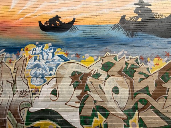 Working for Change Among Equals street art mural photo 3