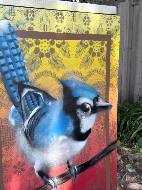 Mural artwork by Daniel Martelock - Street art in Hintonburg, Ottawa, Ontario