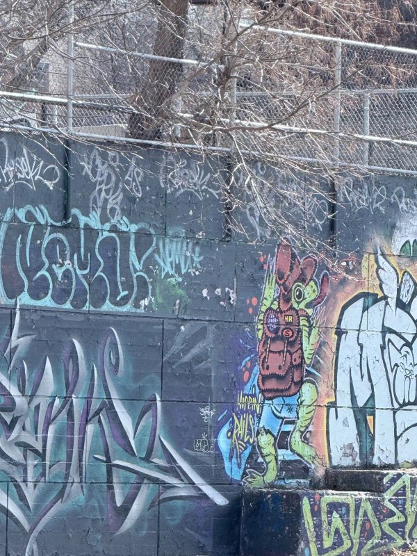 OTTAWALLS archive footage of the ever-changing Tech Wall, capturing the ephemeral nature of Ottawa’s legal street art scene