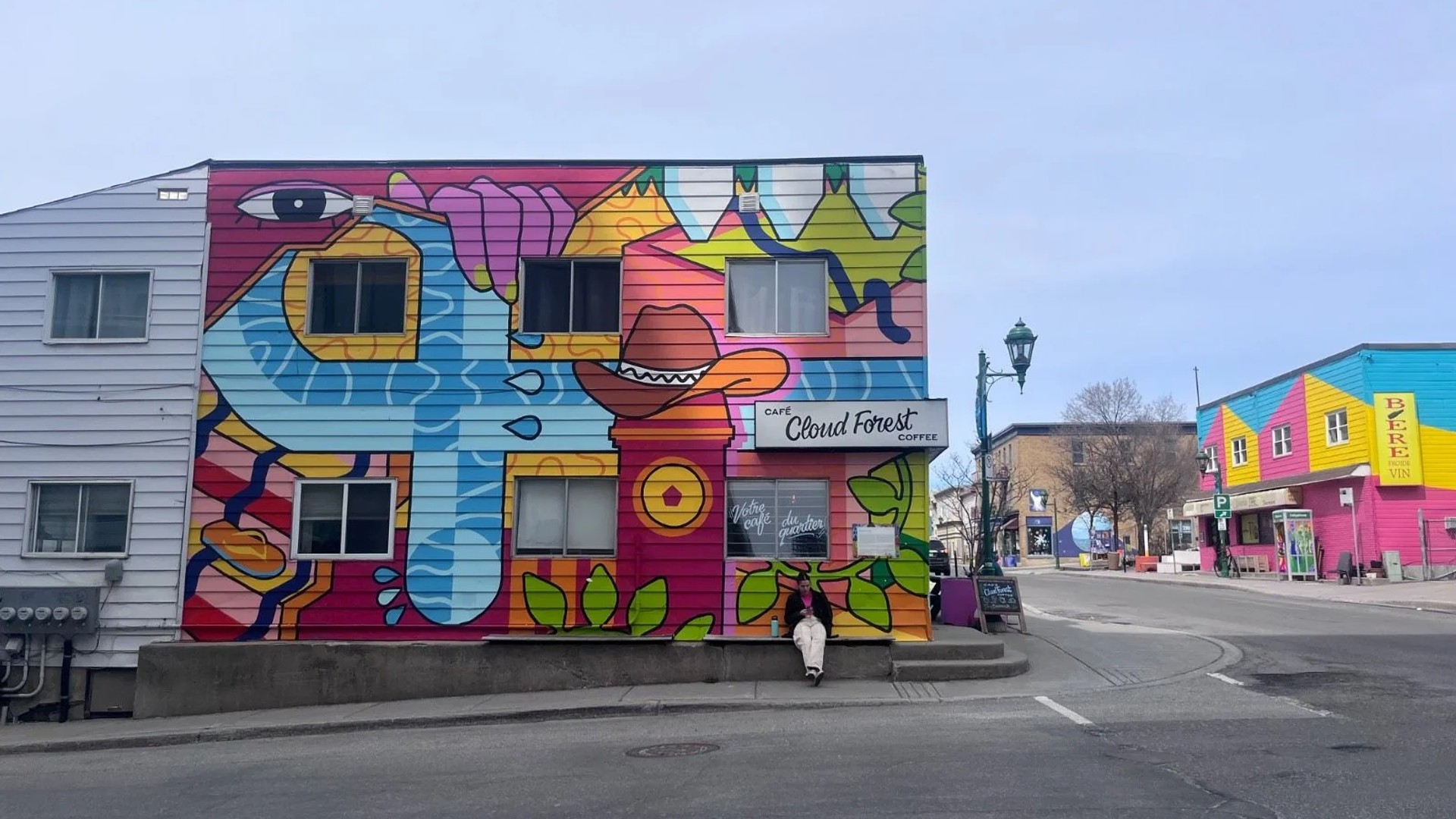 Mural artwork by Andree Godin - Street art in Hull, Ottawa, Ontario