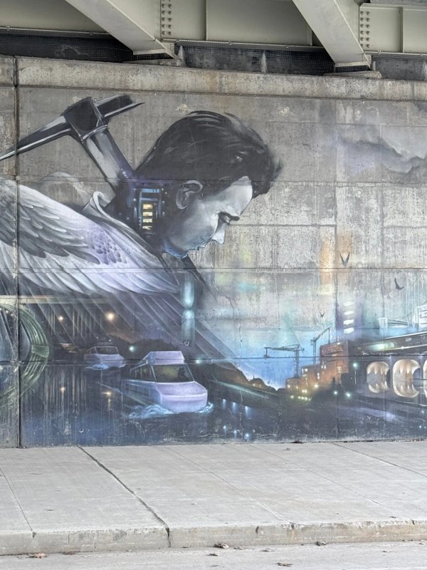 Urban street art in Byward Market, Ottawa - Mural photography