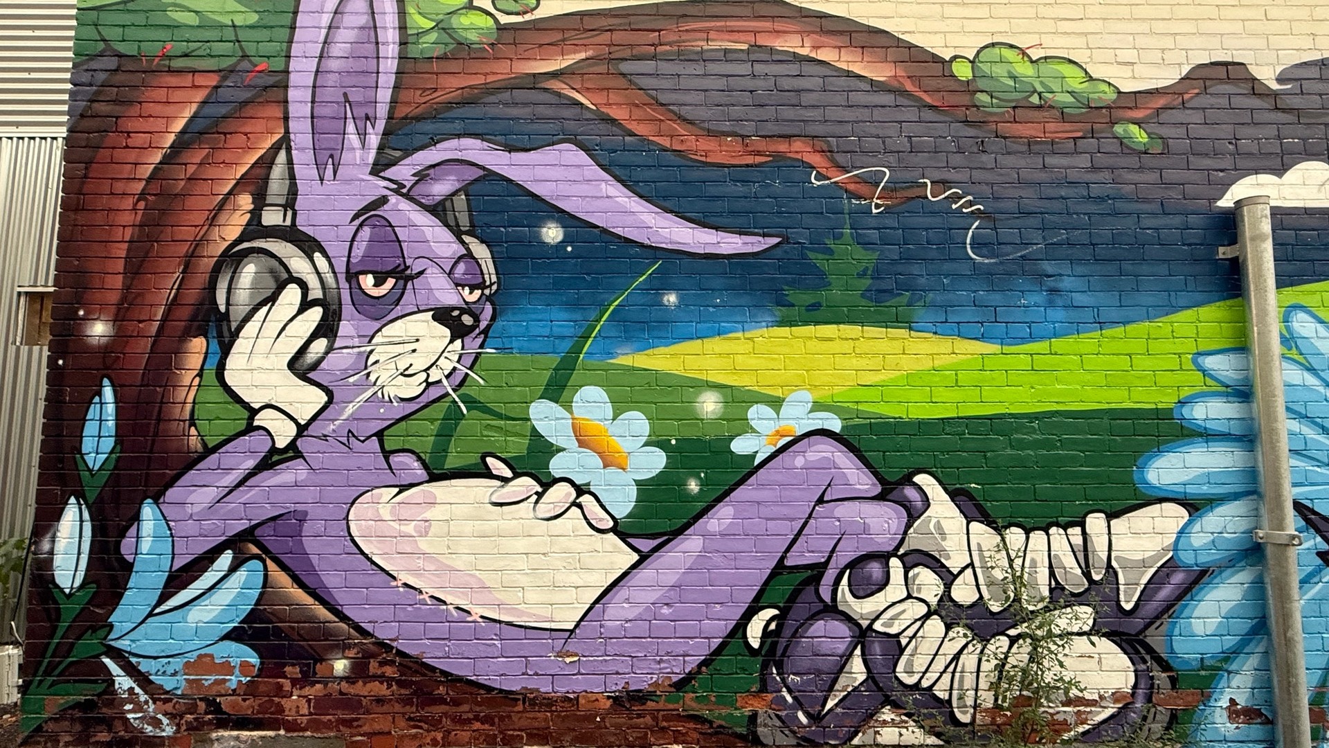 Inconnu mural in Lowertown by Dems & Doll