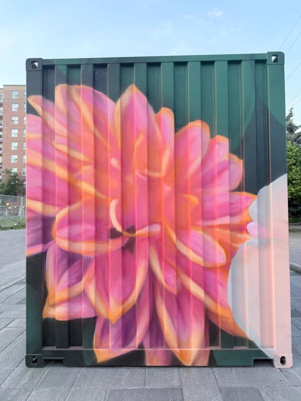 Mural artwork by Martin Freundorfer - Street art in Hintonburg, Ottawa, Ontario