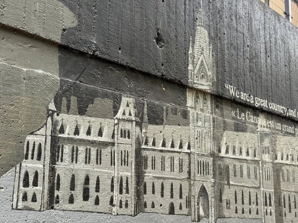 John A. Macdonald street art mural photo 1