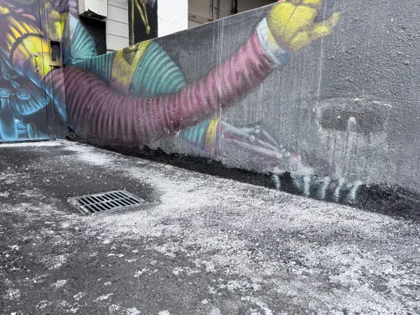 Graffiti Octobot by Martin Freundorfer