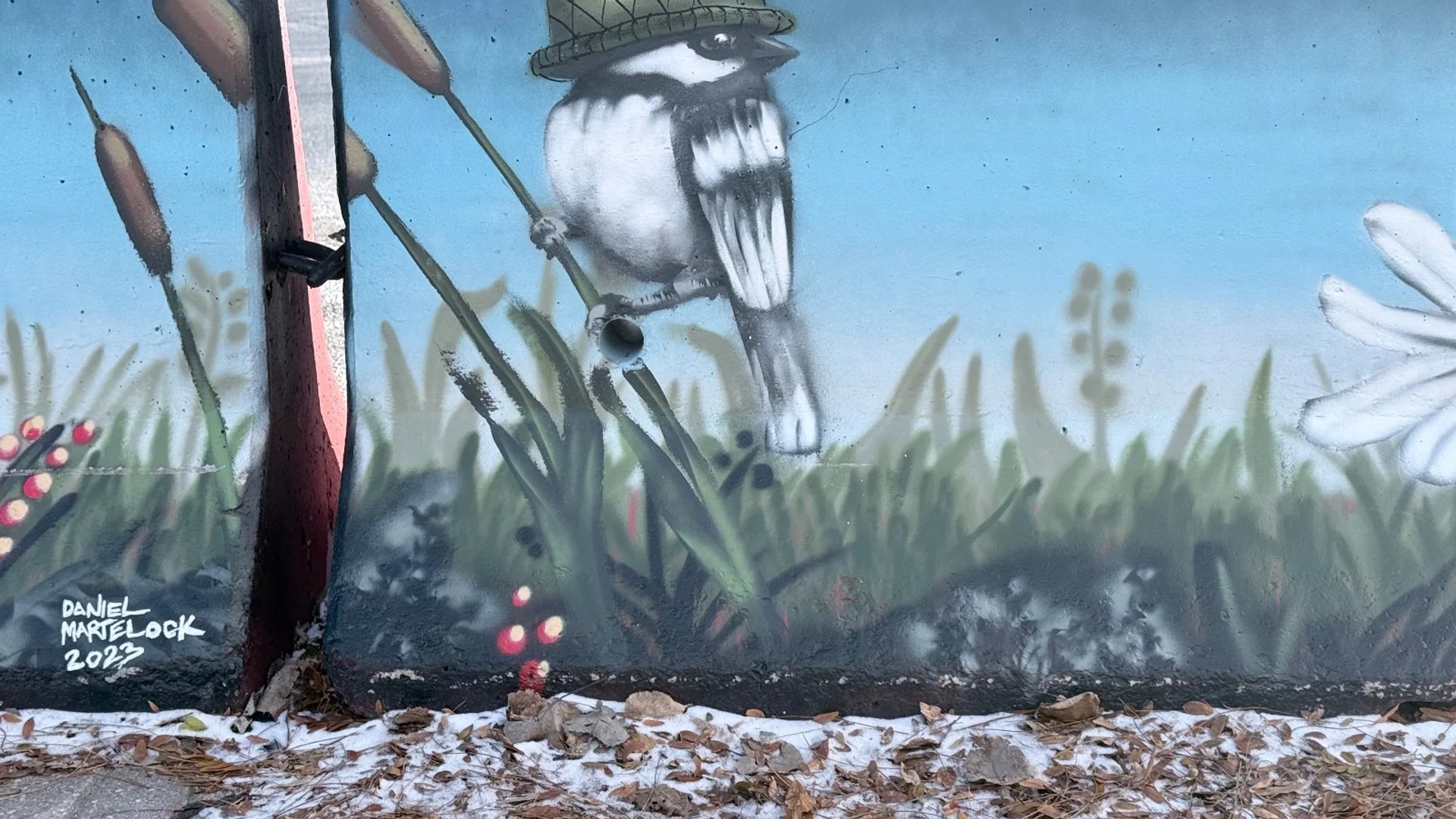 Untitled by Daniel Martelock - Mural in Hintonburg, Ontario