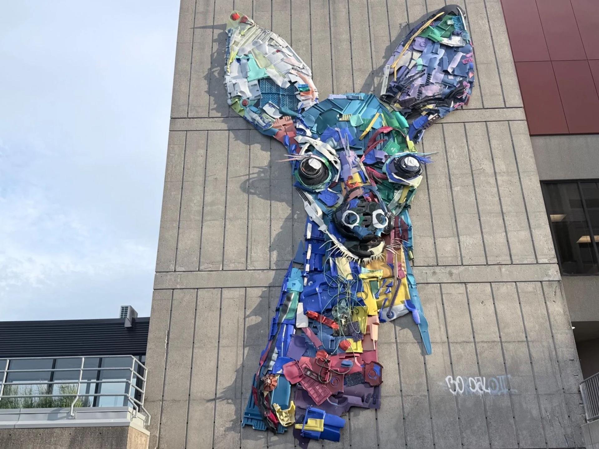Public mural artwork in Hull, Ottawa - Street art scene