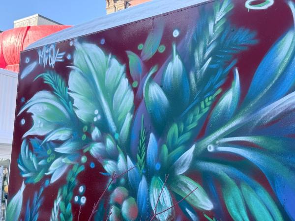 Mural artwork by Mique Michelle - Street art in Byward Market, Ottawa, Ontario