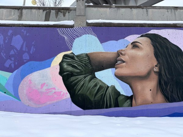 Mural artwork by Ryan Smeeton - Street art in Byward Market, Ottawa, Ontario