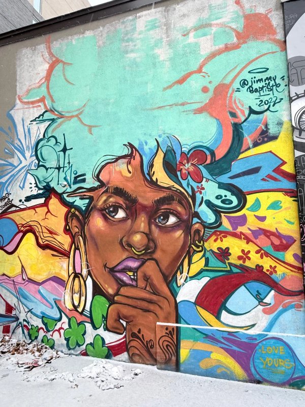 Untitled by Jimmy Baptiste - Mural in Centretown, Ontario