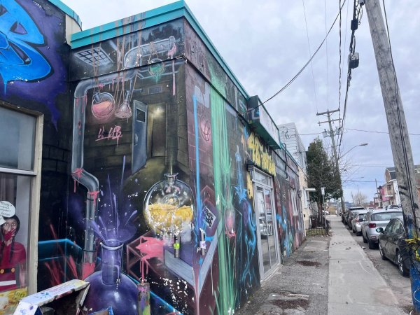 Vibrant street mural in Unknown, Ottawa, Ontario - Public art
