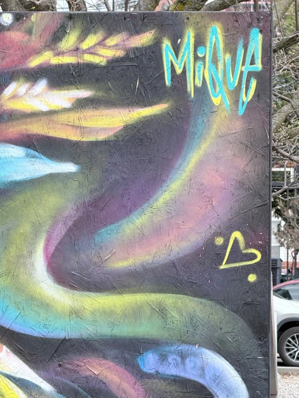 Mural artwork by Mique Michelle - Street art in Chinatown, Ottawa, Ontario