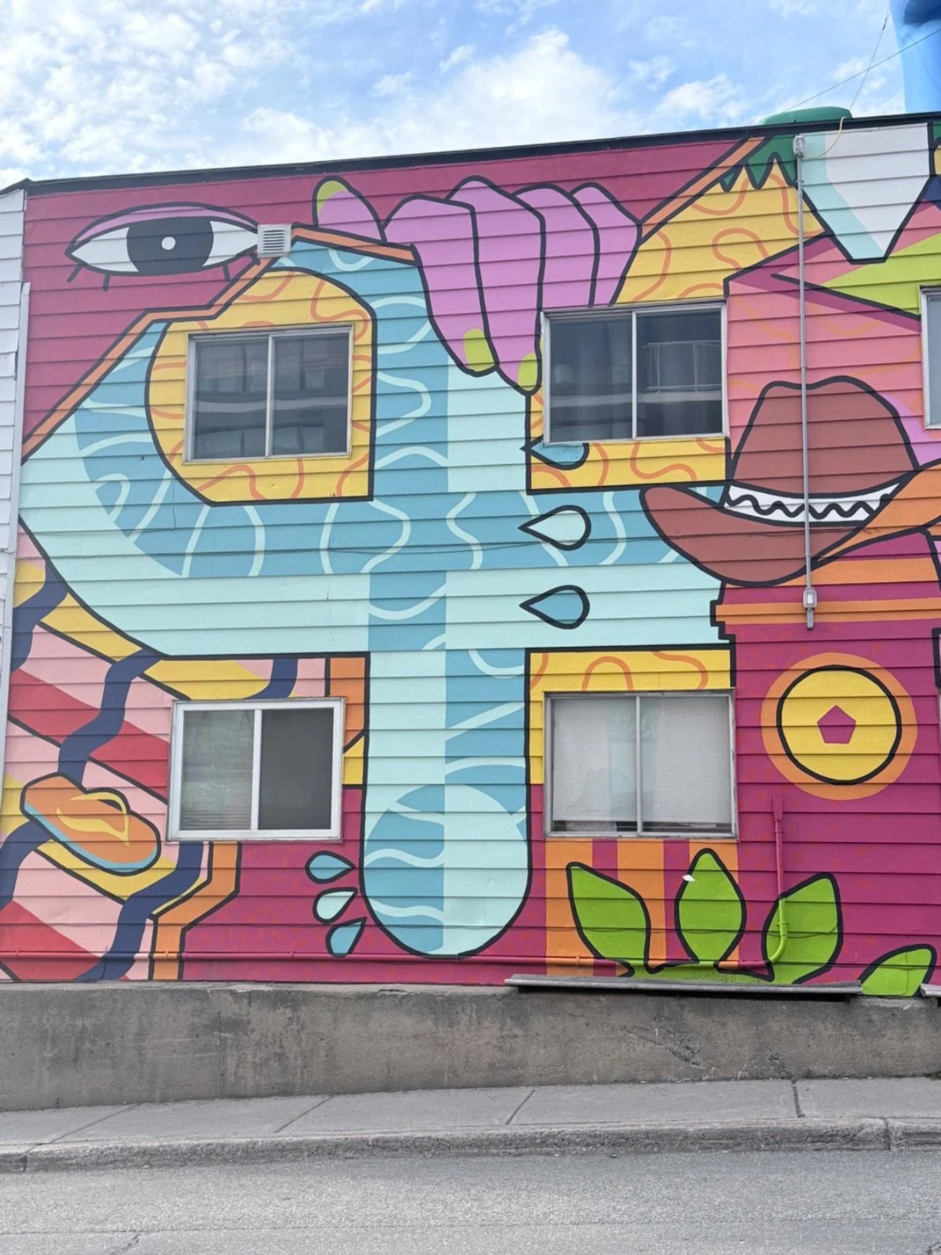 Toi, Eux et moi by Andree Godin - Street art mural in Hull, Ottawa, Ontario
