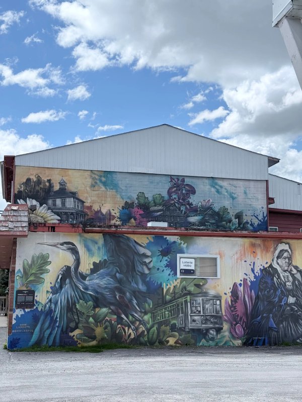 COMMEMORATION OF THE DESCHENES CENTENNIAL 2021 by Dom Laporte - Street art mural in Deschênes, Ottawa, Ontario