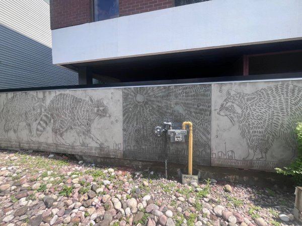 Street art mural in Centretown, Ottawa - Urban art photography