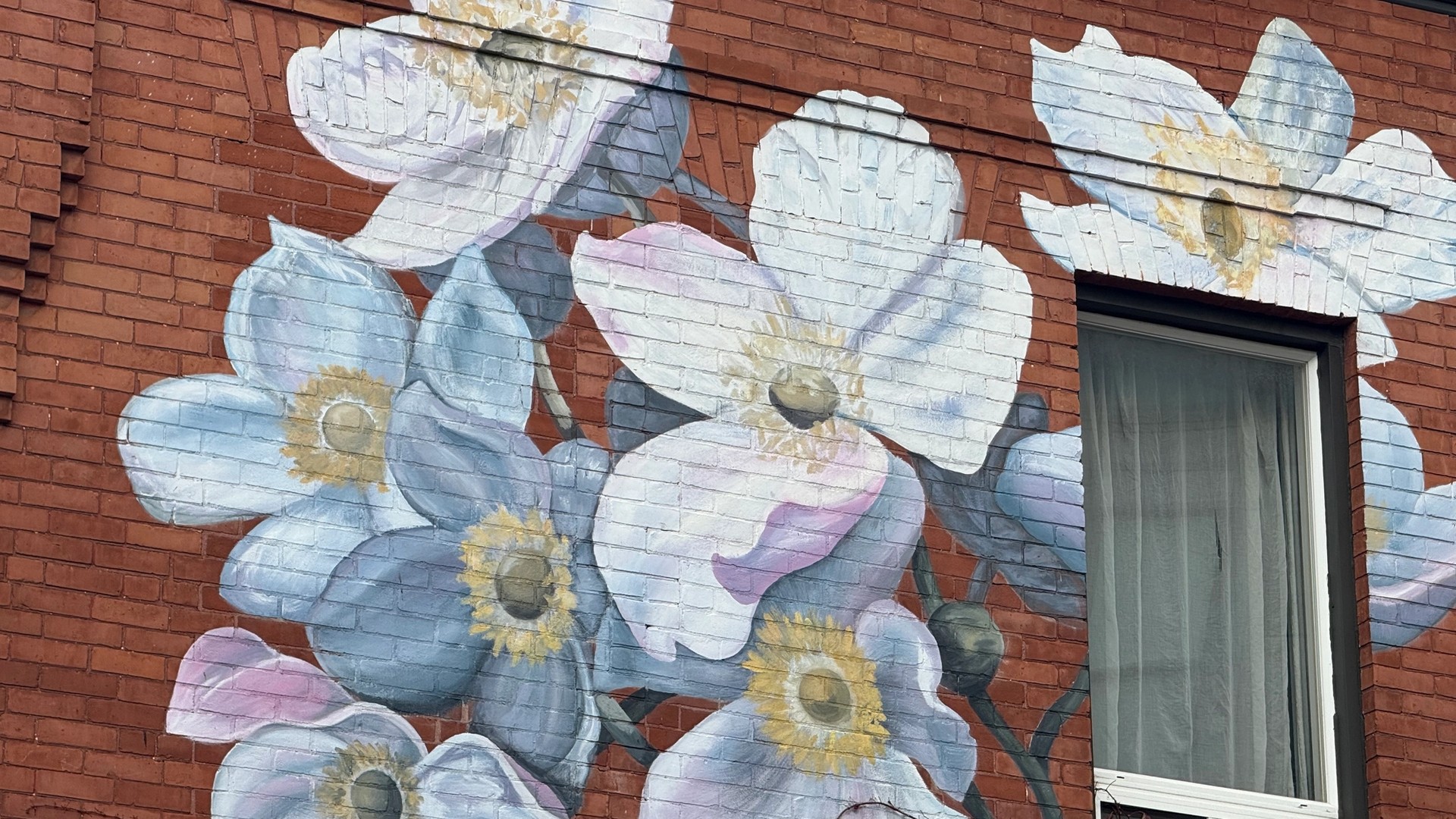 Croissance sauvage mural in The Glebe by Roll Her Sleeves