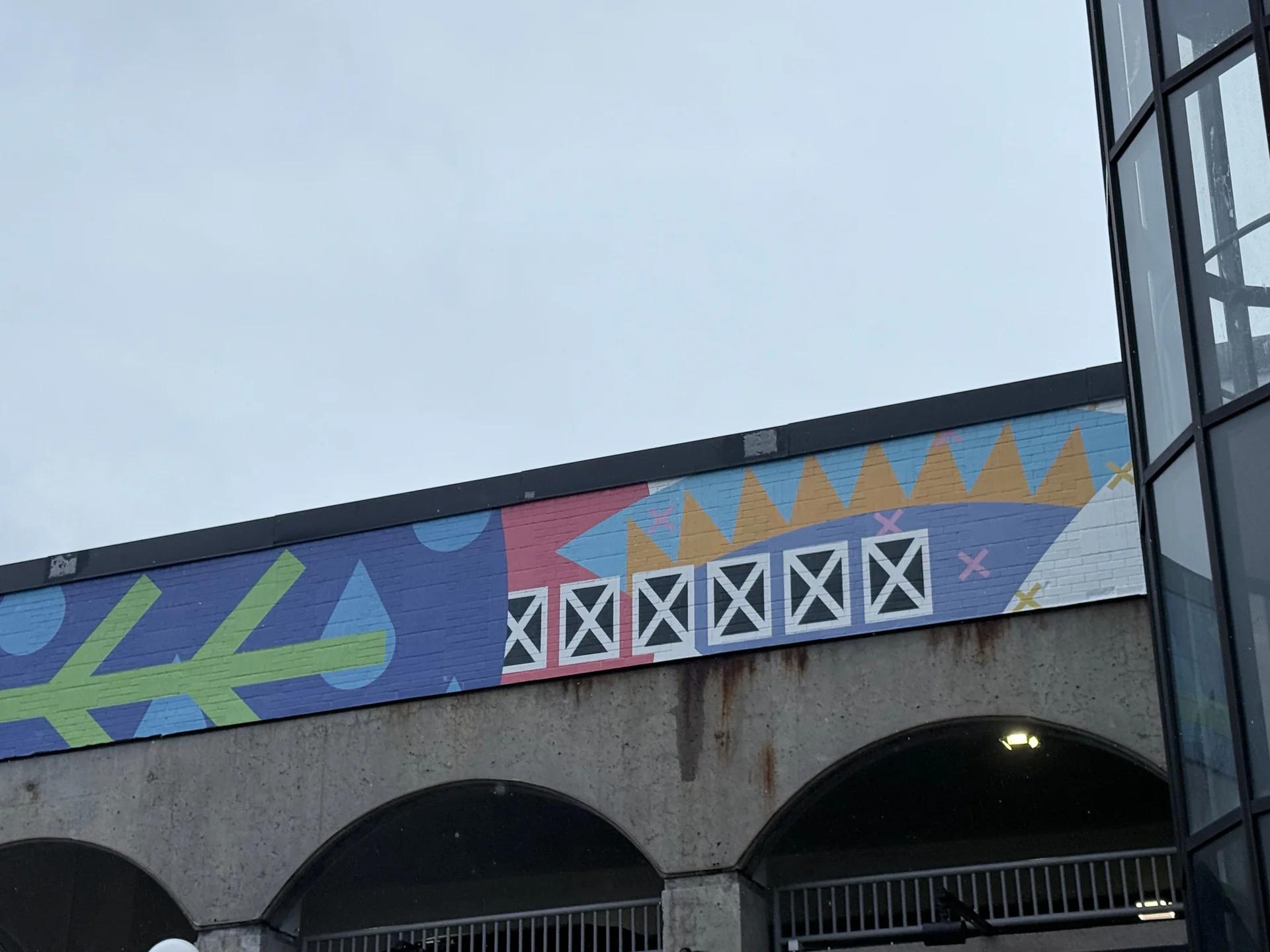Urban street art in Byward Market, Ottawa - Mural photography