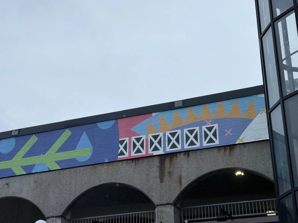 Urban street art in Byward Market, Ottawa - Mural photography