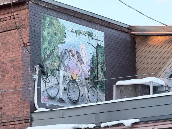 Redhead Republic  by Golbon Motalji - Mural in The Glebe, Ontario