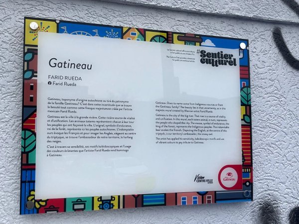 Gatineau by Farid Rueda - Street art mural in Hull, Ottawa, Ontario