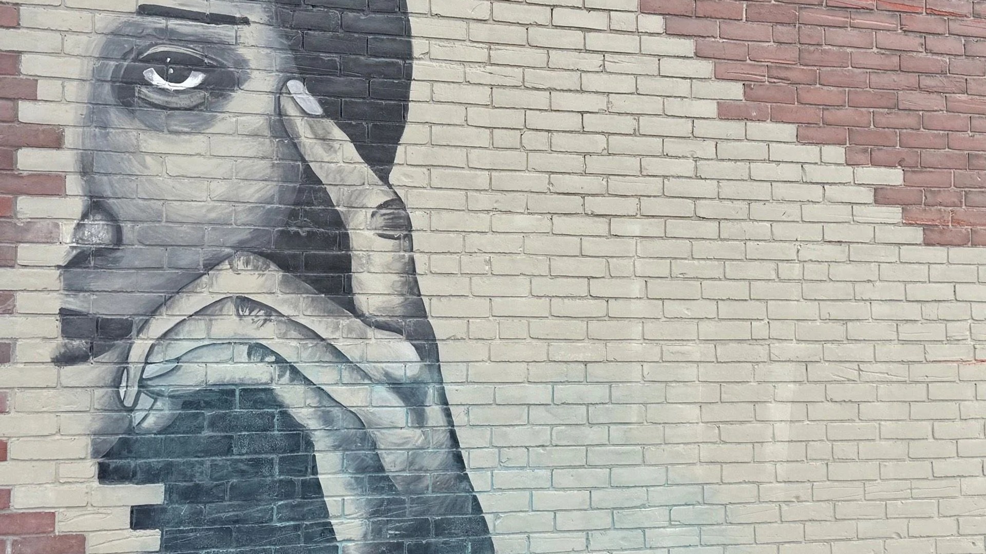 Public mural artwork in Rideau Gardens, Ottawa - Street art scene