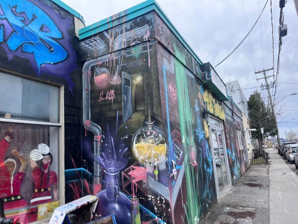 Vibrant street mural in Unknown, Ottawa, Ontario - Public art