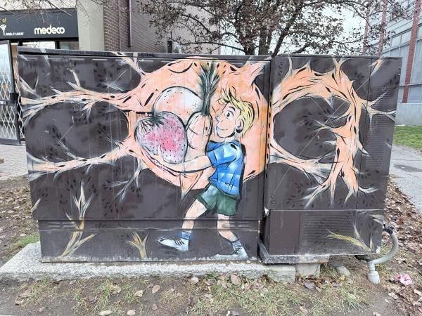 Untitled by Unknown - Mural in Hintonburg, Ontario