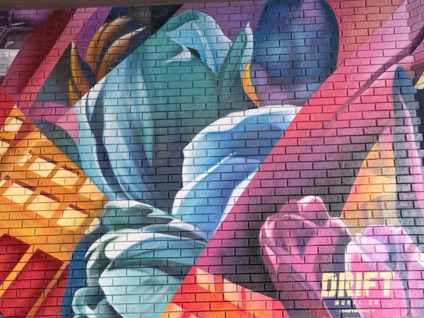 Fresque du 360 Laurier by Dom Laporte