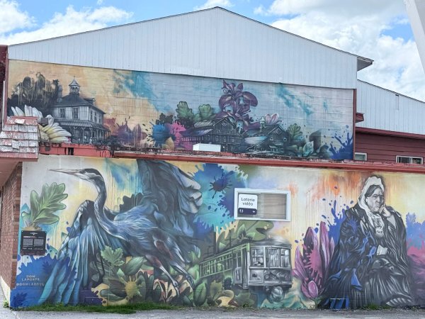 COMMEMORATION OF THE DESCHENES CENTENNIAL 2021 by Dom Laporte - Street art mural in Deschênes, Ottawa, Ontario