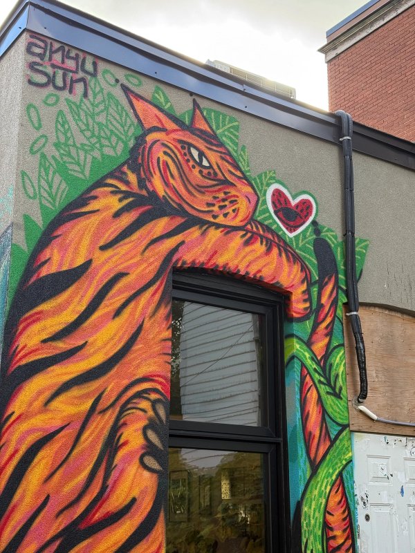 Inconnu street art mural photo 1