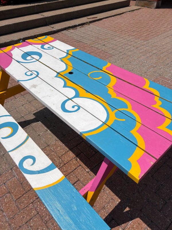 Vibrant street mural in Orléans, Ottawa, Ontario - Public art