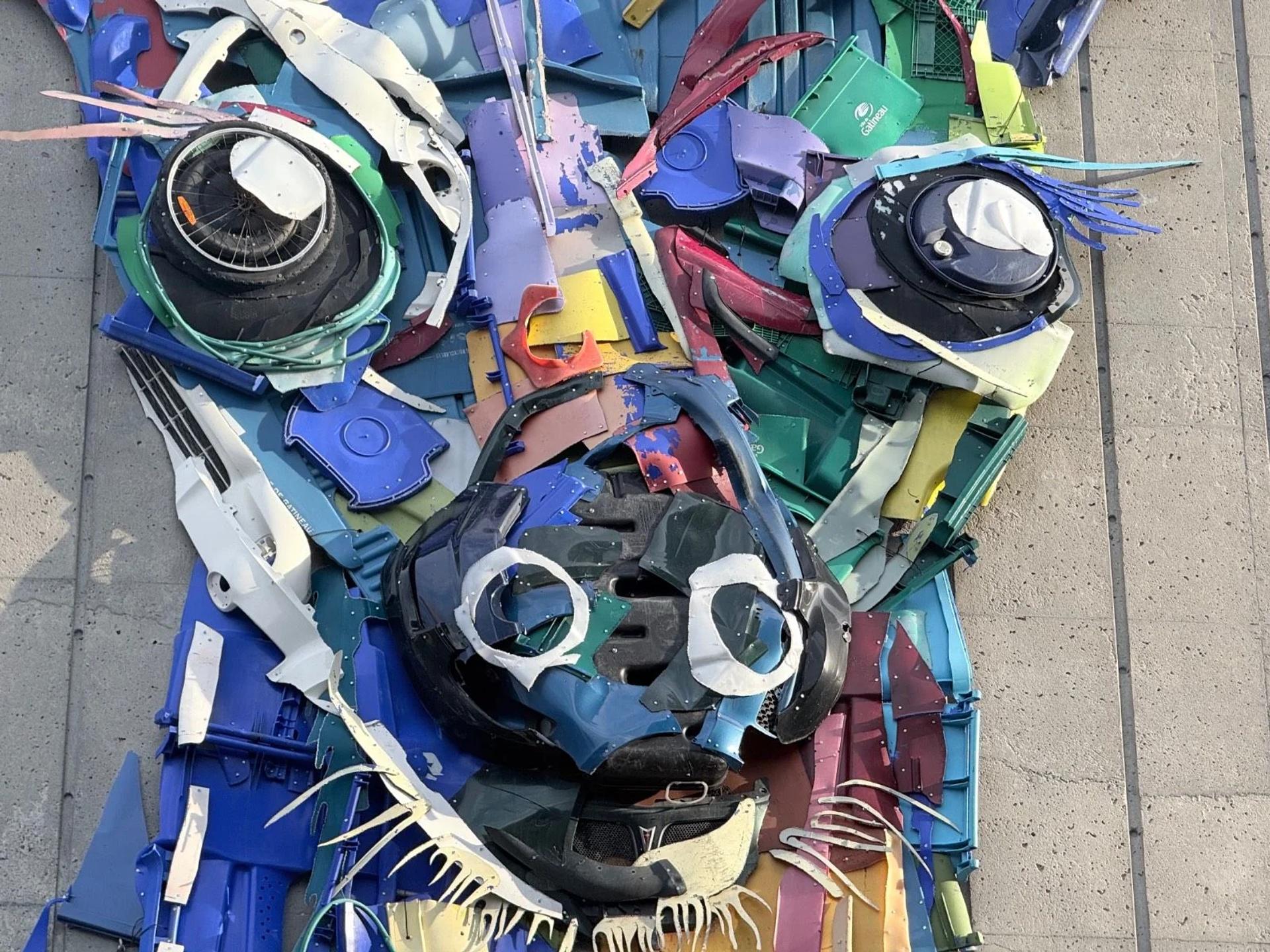 Public mural artwork in Hull, Ottawa - Street art scene