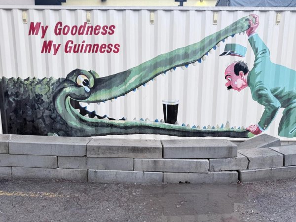 Guinness Mural  by Pascale Arpin - Street art mural in Byward Market, Ottawa, Ontario
