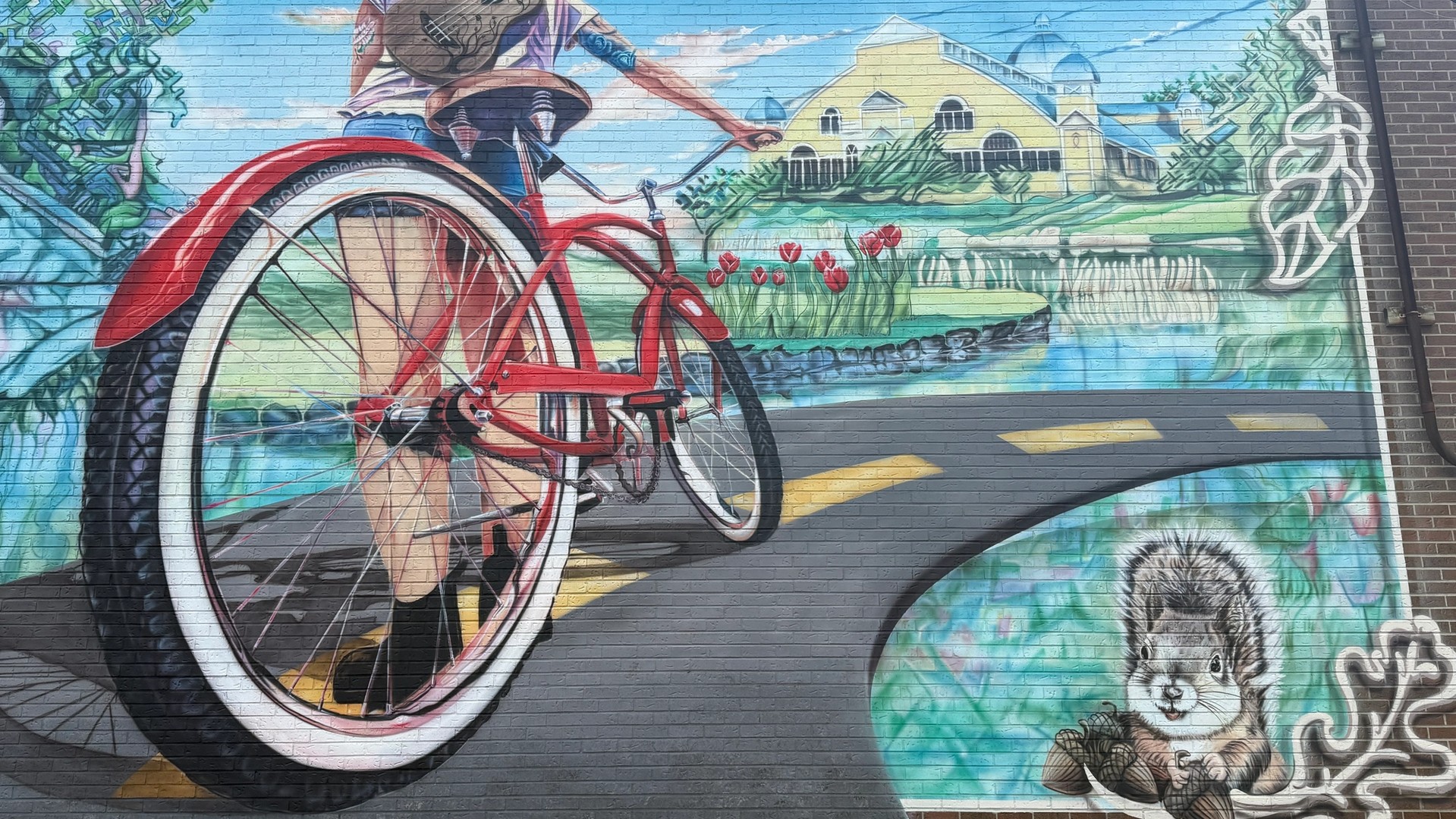 Groovy Glebe mural in The Glebe by Jocelyn Galipeau