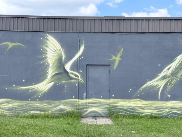 The nature of Deschenes by Marie-Rosa Szychowska - Street art mural in Deschênes, Ottawa, Ontario