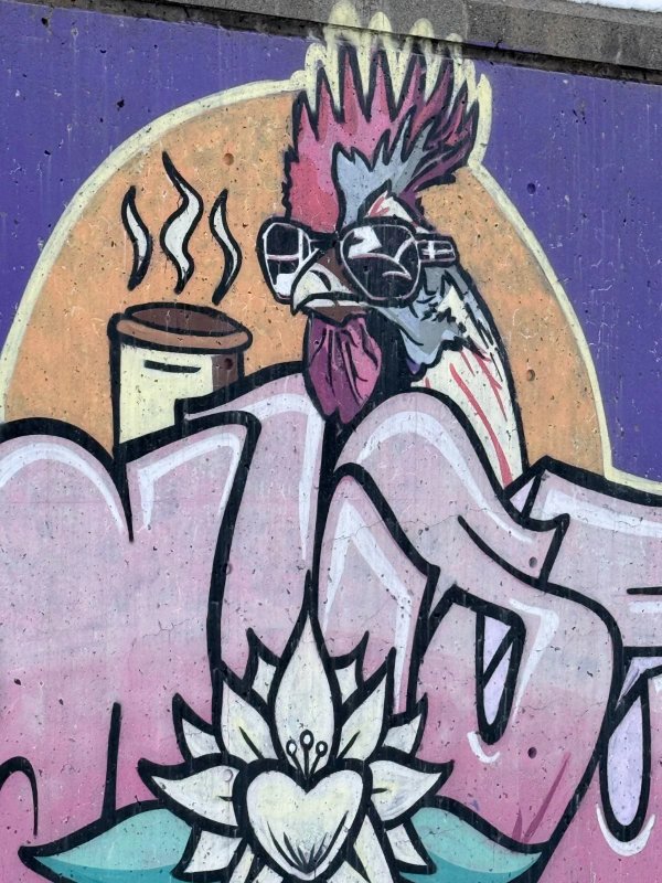 Mural artwork by Deks - Street art in Byward Market, Ottawa, Ontario